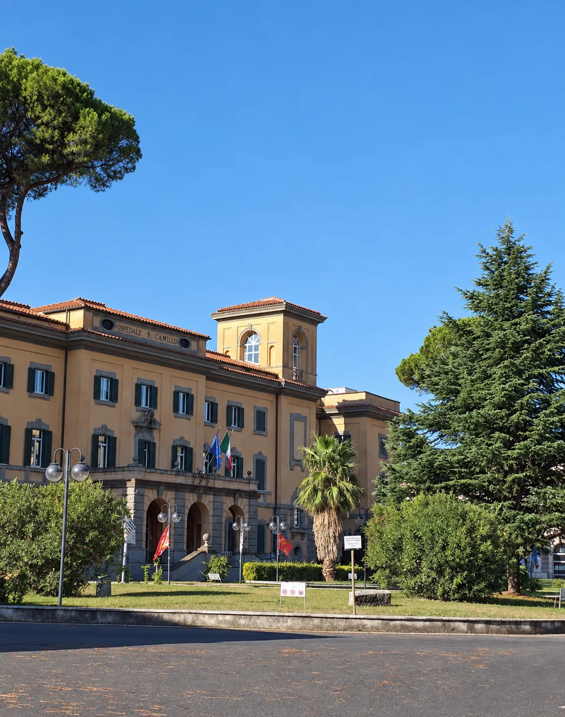 Edificio dell’Ospedale San Camillo Forlanini a Roma